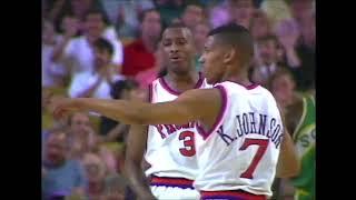 ROOKIE Kenny Battle shines for 1989-90 Phoenix Suns vs. Seattle Supersonics