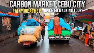 Carbon Market During Rainy weather. Cebu city| Updated Walking tour