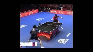 Dimitri Ovcharov Vs Lin Yun Ju-Unbelievable Point- #ittfworlds2024 #ittfworldtour #busan2024