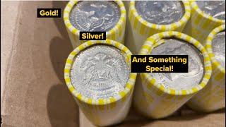 Gold... Silver... And Something Special! Coin Roll Hunting Silver Half Dollars