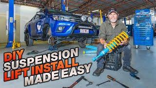 DIY LIFT KIT INSTALL SECRETS! How to install a 4x4 lift kit at home in half a day