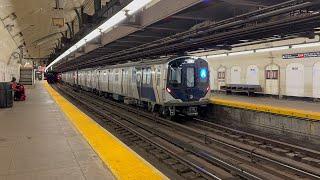 MTA NYC Subway Kawasaki R211 A Train Action In Manhattan (12/8/24)