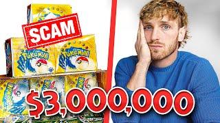 LOGAN PAUL ha SPESO 3,5 MILIONI di DOLLARI in CARTE POKEMON FALSE! Video Reazione!