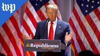 Trump makes appearance at House GOP conference