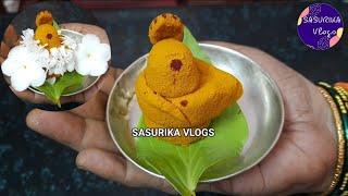 How to make Shivalingam at Home | Easy Method of Making Shiva Lingam Using Turmeric | Pasupu Lingam