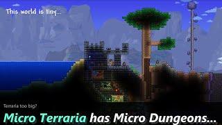 This Terraria world is really tiny... ─ Can you survive in the "Micro" Terraria World?