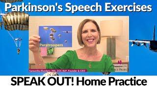 Parkinson's Speech Exercises: Paratroopers