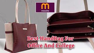 Meesho Bag | Tote Bag, Shoulder Bag | Meesho Affordable Bags For Office And College | Affordable Bag