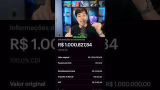 Coloquei R$1 Milhão na caixinha do Nubank! #Shorts