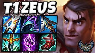 T1 Zeus Jayce vs Udyr [ TOP ] Korea Challenger Patch 14.18 