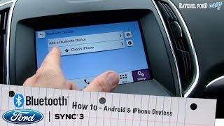  How to: Pair Your Android or iPhone | Ford Sync 3 - Bluetooth | 911 Assist | In Depth Review