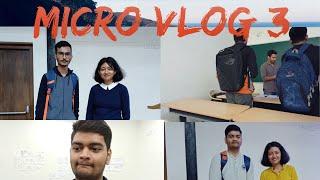 Micro Vlog 3 | Attendance and Surprise Quiz #microvlog3 #iit #iitjee #iithyderabad #jee #hyderabad