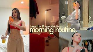 MY MORNING ROUTINE | healthy & productive habits