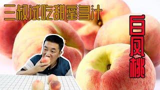 【三叔食堂】三叔試吃蜚聲金城的白鳳桃，找回了久違的味道，真過癮！