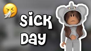 Sick day routine  | Roblox Bloxburg Family Roleplay | **WITH VOICE**