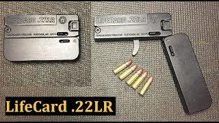 LifeCard 22 LR Pistol  World's Thinnest Handgun