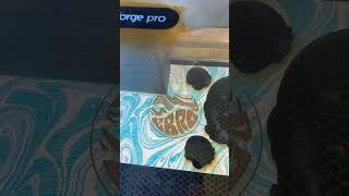 Marbled magnets for Danny Ebru on the glowForge pro