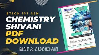 Chemistry Shivani book pdf download | btech 1st sem chemistry Shivani | rgpv shivani download