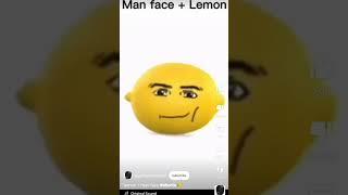 Man plus lemon (CREDITS TO @gorillamaster001)