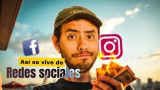 asi GANO DINERO y VIVO de REDES SOCIALES