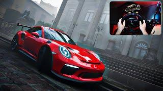 Porsche GT3 RS Gone Wild  Insane Speed in Forza Horizon 5's City & Country Roads! | G923 Gameplay 