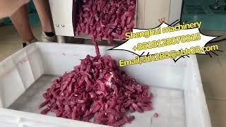 Fresh meat shred cutting| meat cutting machine |Beef cutting machine