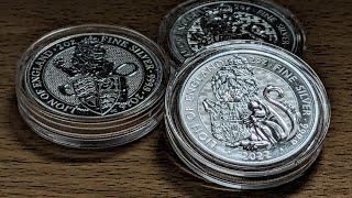 Battle of the Lions - first look at Tudor Beasts 2oz Silver Bullion Coin