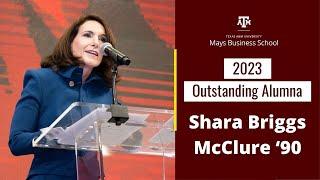 Shara Briggs McClure '90 | Mays Business School Outstanding Alumna 2023 | Texas A&M University