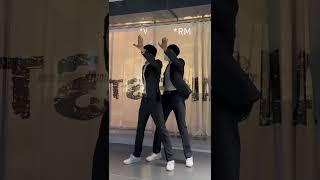 V and RM following hot trend tiktok viral dance (oh na na na )#viral #tiktok #trending