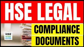 HSE Legal Compliance Documents | HSE Documents @hsestudyguide