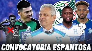 OFICIAL: SELECCIÓN DE HONDURAS PRESENTA ESPANTOSA CONVOCATORIA PARA ENFRENTAR A MÉXICO