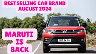 Best Selling Car Brand August 2024 | Top Cars In Indian Market  @caarnavtech