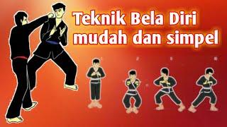 Tutorial Bela diri praktis, teknik dasar pencak silat