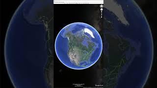 How to flatten view in Google Earth.