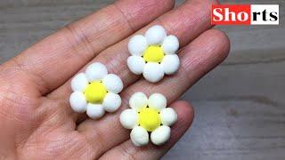Shorts - How to clay Daisy tutorial. How to clay and art.