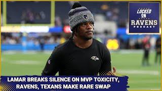 Lamar Jackson breaks silence on MVP toxicity, Baltimore Ravens make post-deadline swap with Texans