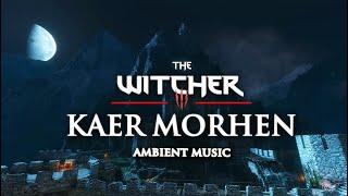 The Witcher 3 - Kaer Morhen Calming Ambient Music with Night & Day Ambience #relax #study #sleep