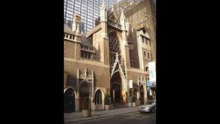 Kevin Grace visits St. Malachy's Church (The Actor's Chapel) in New York