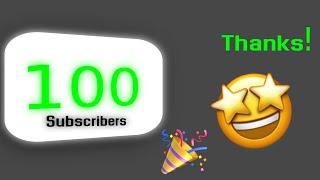 I Hit 100 Subscribers + Playbutton! Thanks!