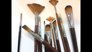 How to Choose Brushes? Lesson 4 Acrylic Painting for Beginners/ Fani Art by Aisha