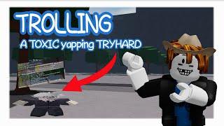 TROLLING a TOXIC yapper in The Strongest Battlegrounds  | Roblox