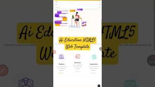 Education HTML5 Web Template #htmltemplate