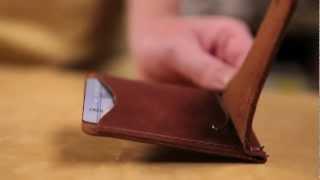 Rustico Leather Money Clip and Check Book Cover