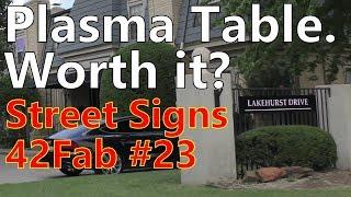 Making a CNC Table EARN its Keep | Powder Coated Street Signs - 42Fab #23