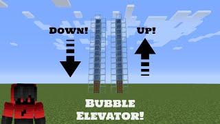 How To Make A Water Elevator In Minecraft Tutorial