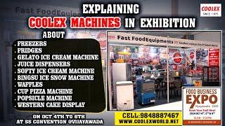 Explanation Coolex Machines In Exhibition l Food Expo Vijayawada