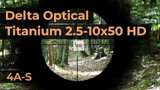 Delta Optical Titanium 2.5-10x50 HD Reticle 4A-S | Optics Trade Reticle Subtensions