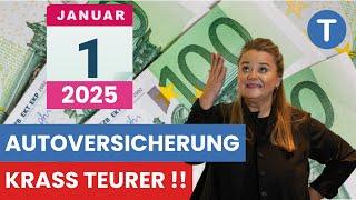 Autoversicherung 2025 KRASS TEURER! So spart jeder viel Geld!