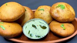 Mangalore Buns Recipe | Banana Buns Recipe | Coconut Chutney