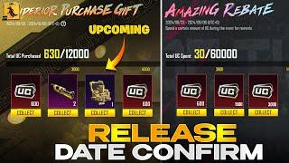 Next Amazing Rebate Release Date - Amazing Rebate Pubg -Next Purchase Gift Release Date -Pubg Mobile